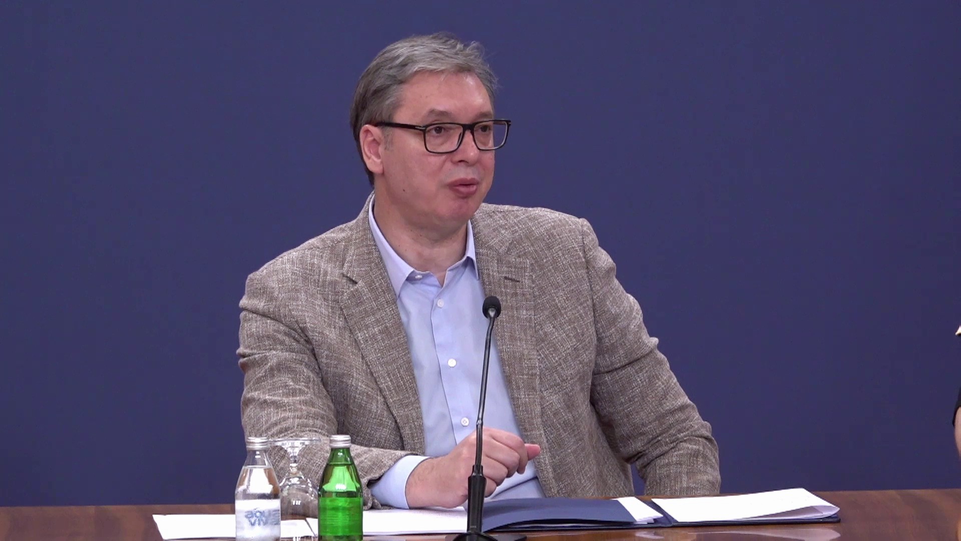 Beograd, Aleksandar Vucic predsednik Srbije, o sinocnom skupu Beograd, Aleksandar Vucic predsednik Srbije, o sinocnom skupu